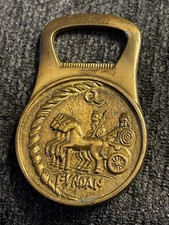 Vintage SPQR Roman Pegasus Bottle Opener Bras...