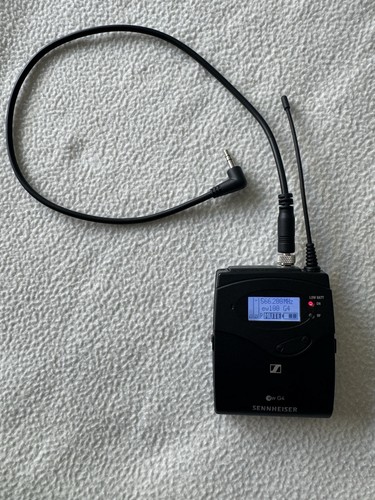 Sennheiser EK 100 G4 Wireless RX for Cam Mount 516 to 558 MHz W 3.5 Pin  TESTED