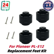 4PCS For Pioneer Turntable Replacement Feet PL-512/ 514 /516 /518 /540 /560
