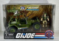 GI Joe 25th Anniversary A.W.E. AWE Striker w Crankcase Sealed Target Exclusive.