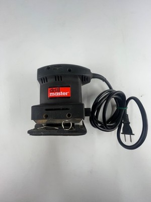 Drill Master 120V Orbital Hand Sander Item 61311 Sanding Pad 4'' X 4-1/2''