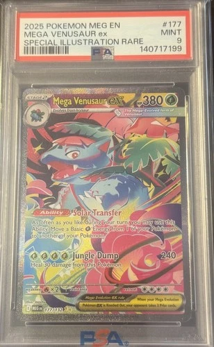 Mega Venusaur EX #177/132 PSA 9 Mega Evolutions SIR