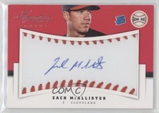 2012 Signature Series Rated Rookie Game Ball /299 Zach McAllister #147 Auto g1z