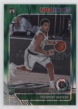 2019 Panini NBA Hoops Premium Stock Green Flash Prizm 95/99 Tremont Waters 09br