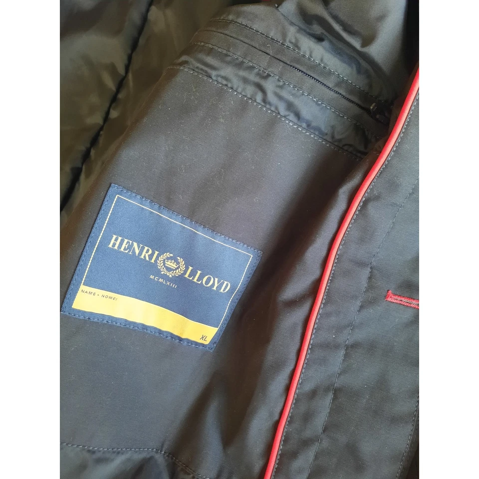 Henri Lloyd Round The World Race Trench Utility Jacket Mens XL Black Outerwear - Image 3 of 4