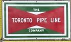 Large Vintage Porcelain Oil Industry Sign - Toronto Pipe Line Company