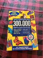 Art Explosion 300,000 Premium Image Collection CD-ROM PC CIB WITH MANUAL