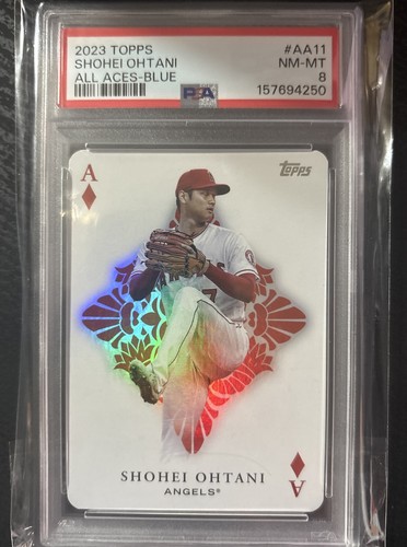 2023 Topps Series 1 - Shohei Ohtani All Aces #AA-11 - Blue Back SSP - Dodgers