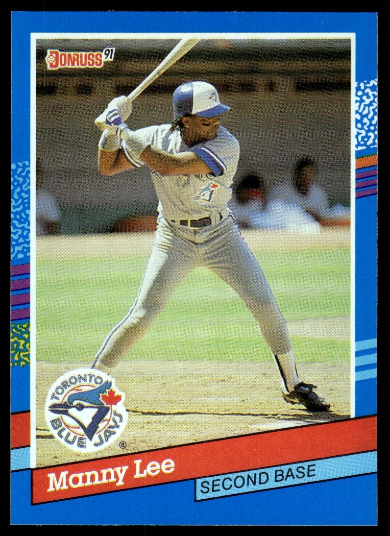 1991 DONRUSS MANNY LEE #211 TORONTO BLUE JAYS 2729