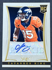 2013 PANINI SELECT AUTO TAVARRES KING SIGNED AUTOGRAPH ROOKIE CARD RC /499. rookie card picture