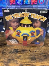 Bluebird The Big Yellow Tea Pot With Original Box Vintage Toy