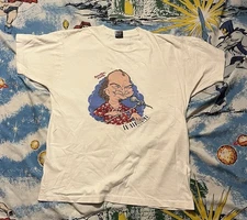 Vtg 1987 Spitting Image Promo T-Shirt Phil Collins USA Size XL Rare Screen Stars