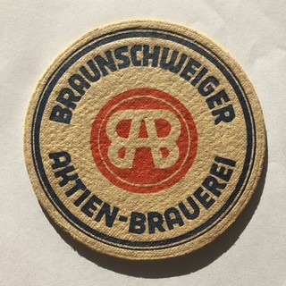 VK Bierdeckel Aktienbrauerei Braunschweig