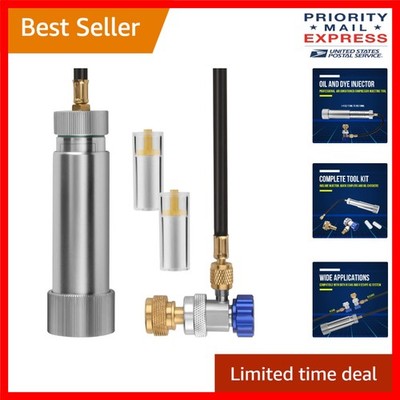 Efficient Automotive A/C Injector Kit - R134A/R1234YF Compatibility, Easy Use