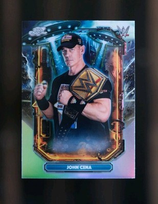 WWE Topps Cosmic Chrome 2026 John Cena Extraterrestrial Talents #ET7 Refractor 