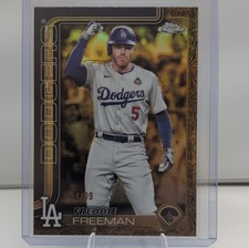 2025 Topps Gilded Collection Freddie Freeman /99 Los Angeles Dodgers