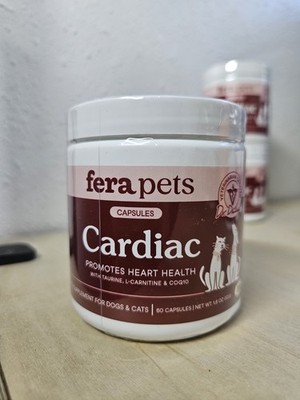 Cardiac Support Cat & Dog Heart Supplement w/Taurine L-Carnitine CoQ 60ct  11/28