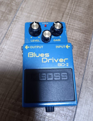 USED BOSS BD-2 Blues Driver Guitar Overdrive Effect Pedal Tested Working Cleaned