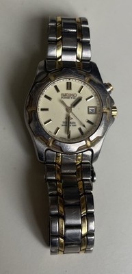 Seiko Kinetic Titanium Wristwatch Women's 3M22-0C49 Automatic