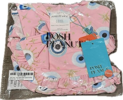 12-18 Posh Peanut Posh Fiona Long Sleeve Rashguard Two Piece Swimsuit