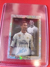 Topps Cristiano Ronaldo Autografo Figurina + Adrenalyn autografata Dybala Buffon