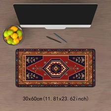 40 90cm1pc Large Persian -Design Desk Mat Mouse Pad - Non-Slip Thick Cushioned