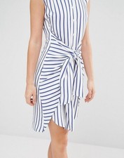 closet tie front shirt dress 14