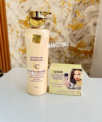 Lait Selfie 24hr Booster Tone Body lotion & Whitening Body Soap 100% AUTHENTIC 