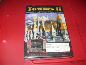 Original 1ST Launch Print Atari Jaguar Towers II Complete Manual and Seal In Box