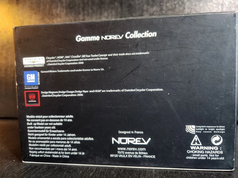 NOREV CHRYSLER CROSSFIRE CUPÉ PAR ESCALA 1/64 FUNDIDO A PRESIÓN RARO IMPORTACIÓN FRANCESA NUEVO EN CAJA Foto 3 de 4