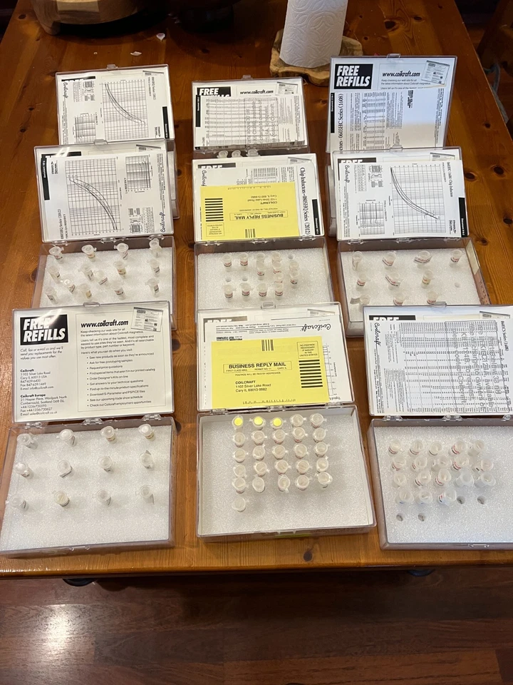 Coilcraft Designer's  Kit SMT Inductors  9 boxes - Image 2 of 4