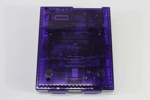 Super Nintendo Transparent Clear Purple Console SNES SFC Converted AC Adapter AV - Picture 9 of 11