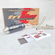 Exhaust Headers Muffler KLX250 / D-TRACKER250 Pipe Stainless steel System Side