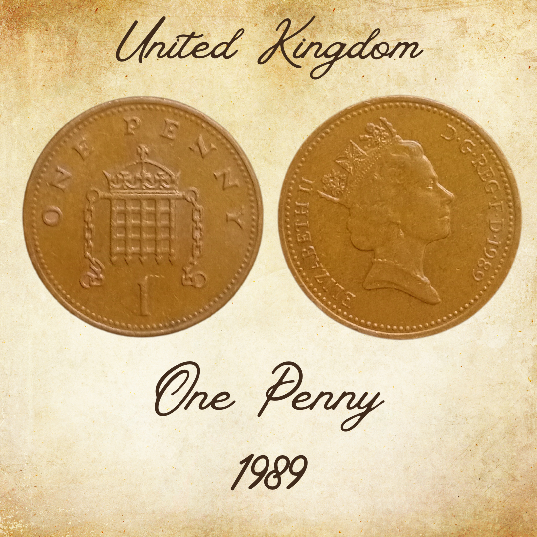 UK Rare Coin 1989 ONE PENNY QUEEN Elizabeth Coin | eBay