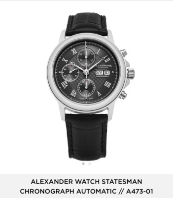 Alexander Mens Watch Statesmen A473-01