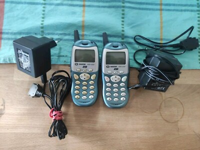 2 x Sagem MW 930 Blue (Unlocked) Mobile Phone Collectible Rare Retro Old