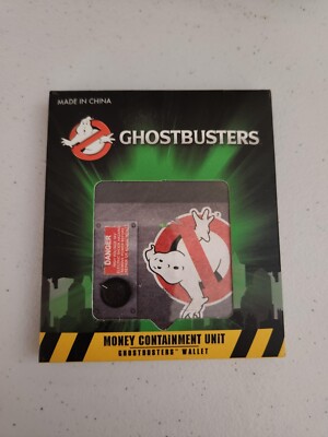Ghostbusters Novelty Collectors Item Money Containment Unit Wallet Nerd Block 
