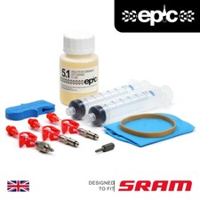 Epic SRAM Bleed Kit & 100ml DOT 5.1 Fluido | Codice, G2, Guida, Livello, eTap HRD