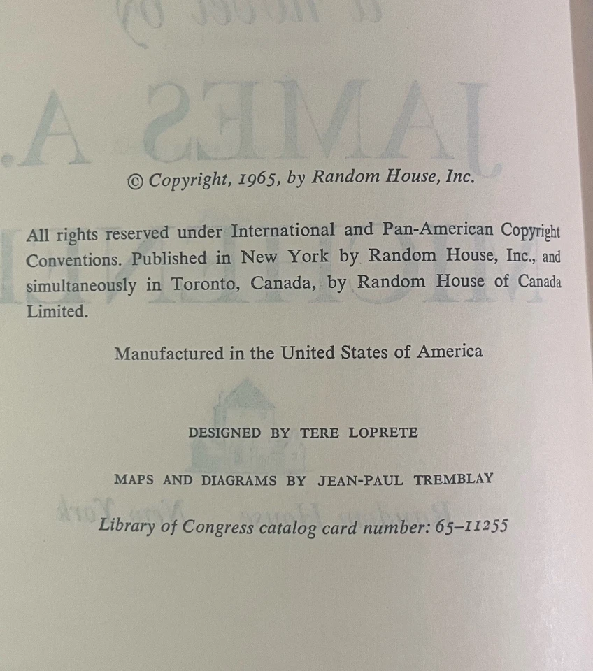 The SOURCE Hardcover w/ DJ~James A. Michener 1965~ FIRST EDITION Foto 3 de 3