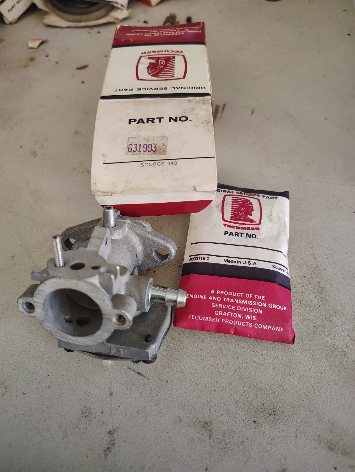 Tecumseh 631993 Carburetor Replacement for Small Engines