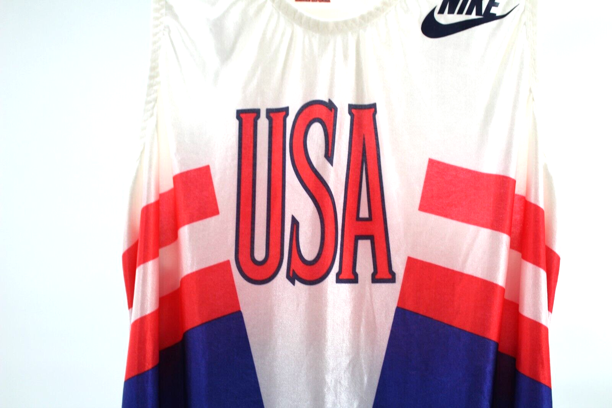 RARE!!! 1992 Nike Team USA Singlet Barcelona Olympic Track RARE!!! 1992 Nike Team USA Singlet Barcelona Olympic Track