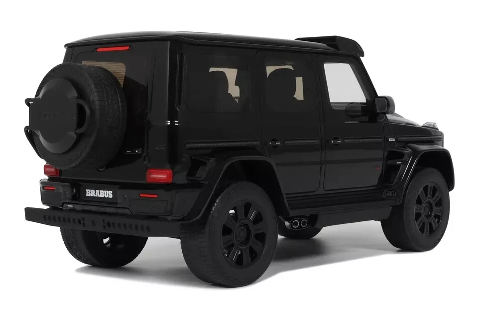 MERCEDES BENZ BRABUS G800 4X4 SUPERBLACK 1:18 SCALE MODEL BY GT-SPIRIT GT500 NEW - Image 2 of 4