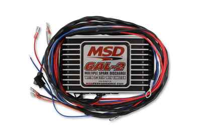 MSD Black 6AL-2 Universal Ignition Control Box With Built-In 2 Step Rev-Limiter