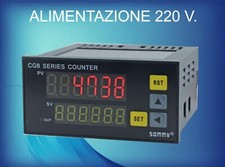 Conta pezzi Contatore digitale . 220 V  contapezzi contaimpulsi