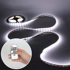 LED Strip Light 16.4ft 5M 300 LEDs White LED Tape Light Waterproof IP65 2835 SMD