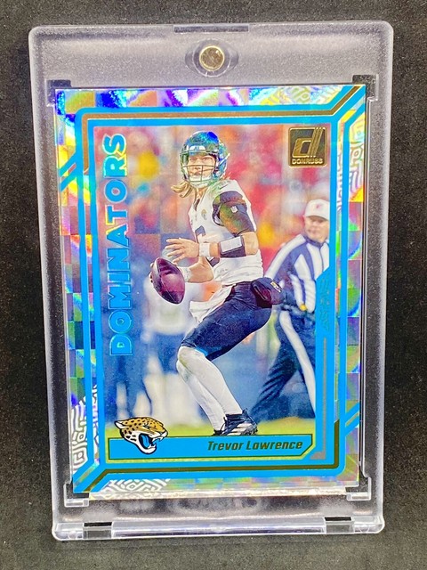 Trevor Lawrence Checker Refractor SSP Panini Jaguars Mint