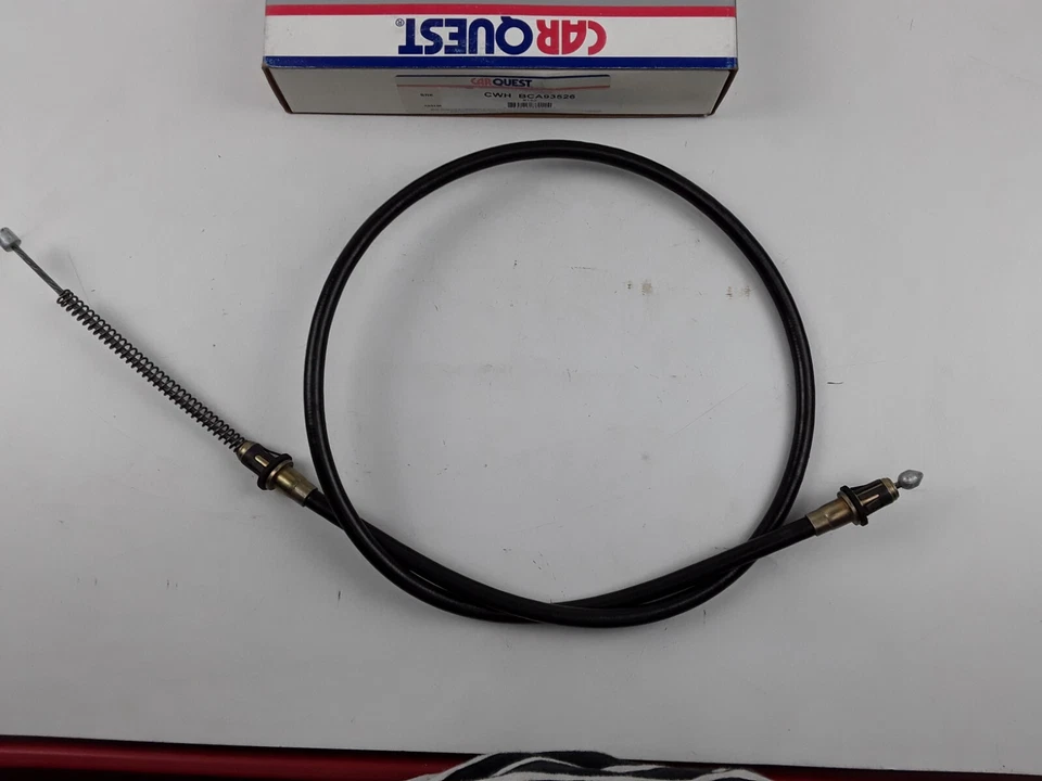 Cable de freno de estacionamiento trasero izquierdo para Ford Bronco II 1984 1985 CARQUEST BCA93526 Foto 3 de 4