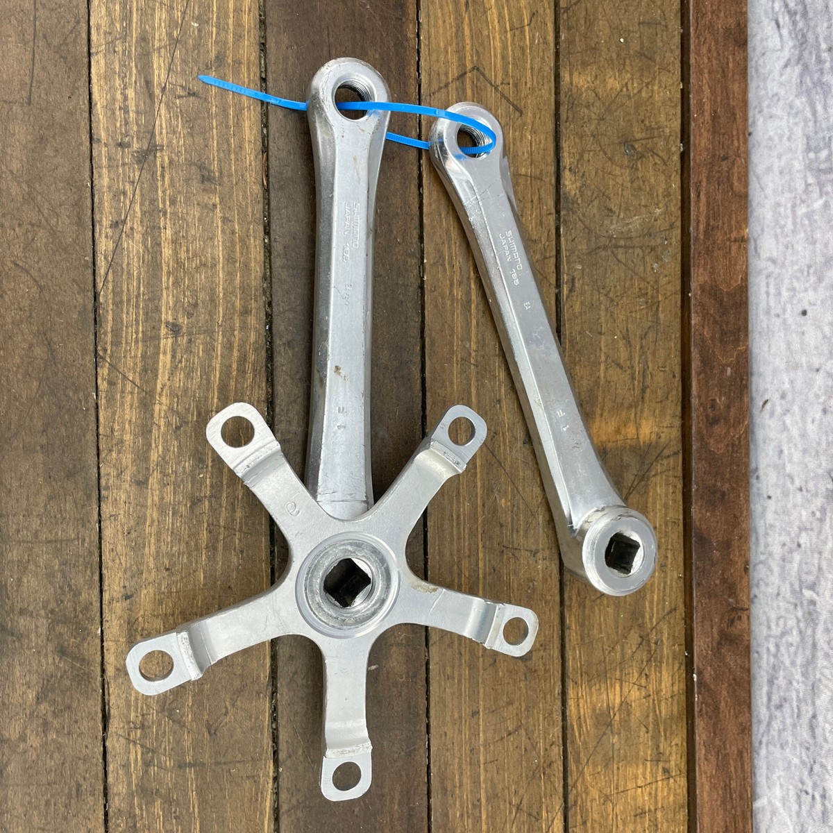 Old School BMX Shimano Crank Set 600 Arabesque 165 mm 130