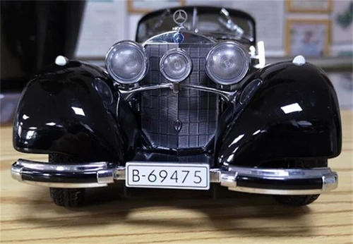1:18 KK SCALE for Mercedes for Benz for 540K Type W24 Vintage car Black - Picture 4 of 9