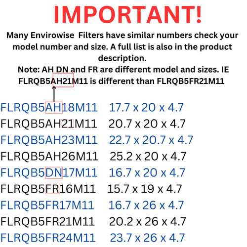 Atomic Compatible for Trane FLRQB5FR17M11 16.7x26x4.7 MERV 11 Filter - 2 Pack - Picture 5 of 5